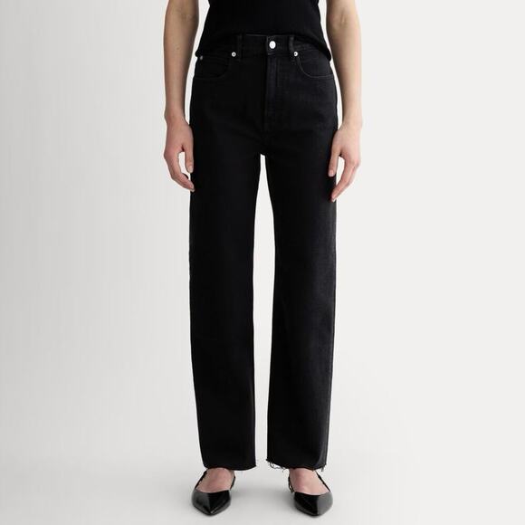 Everlane The Way High Jean Coal Black Size 32 Long NWT - Picture 1 of 10